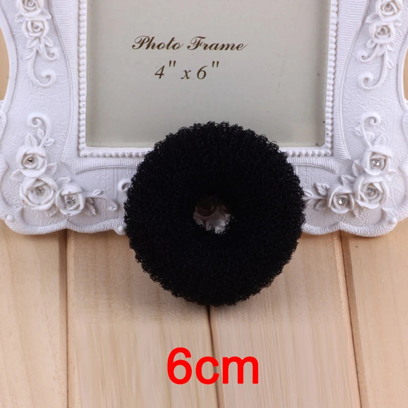 1~10PCS 3Colors Fashion Elegant Hair Bun Donut Foam Sponge Easy Big Ring Hair Styling Tools Hairstyle Hair Accessories For