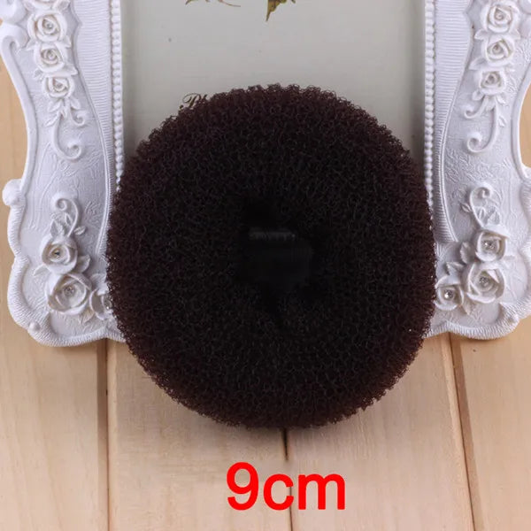 1~10PCS 3Colors Fashion Elegant Hair Bun Donut Foam Sponge Easy Big Ring Hair Styling Tools Hairstyle Hair Accessories For