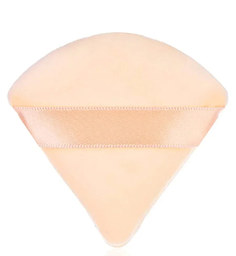 2Pcs Triangle Powder Puff Face Makeup Sponge Soft Velvet Cosmetic Puff Blender Beauty Foundation Sponge Make Up Accessories