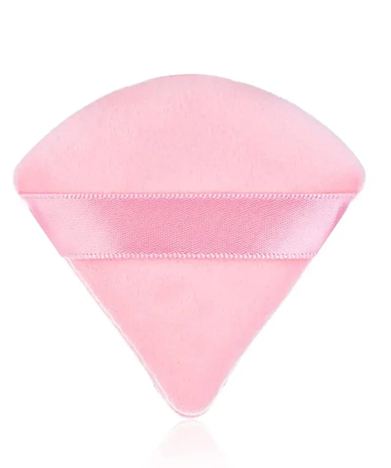 2Pcs Triangle Powder Puff Face Makeup Sponge Soft Velvet Cosmetic Puff Blender Beauty Foundation Sponge Make Up Accessories