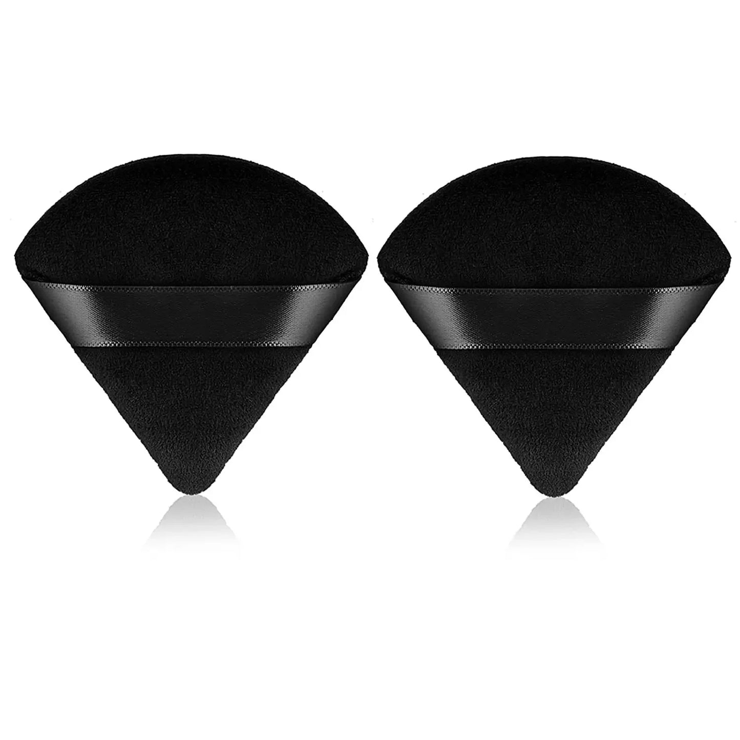 2Pcs Triangle Powder Puff Face Makeup Sponge Soft Velvet Cosmetic Puff Blender Beauty Foundation Sponge Make Up Accessories