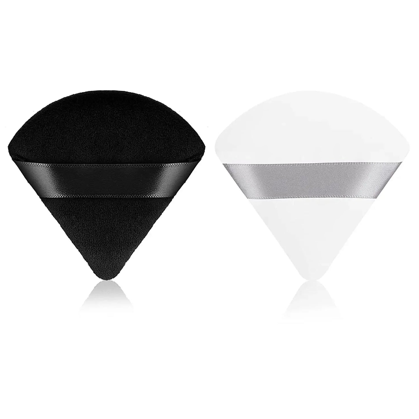 2Pcs Triangle Powder Puff Face Makeup Sponge Soft Velvet Cosmetic Puff Blender Beauty Foundation Sponge Make Up Accessories